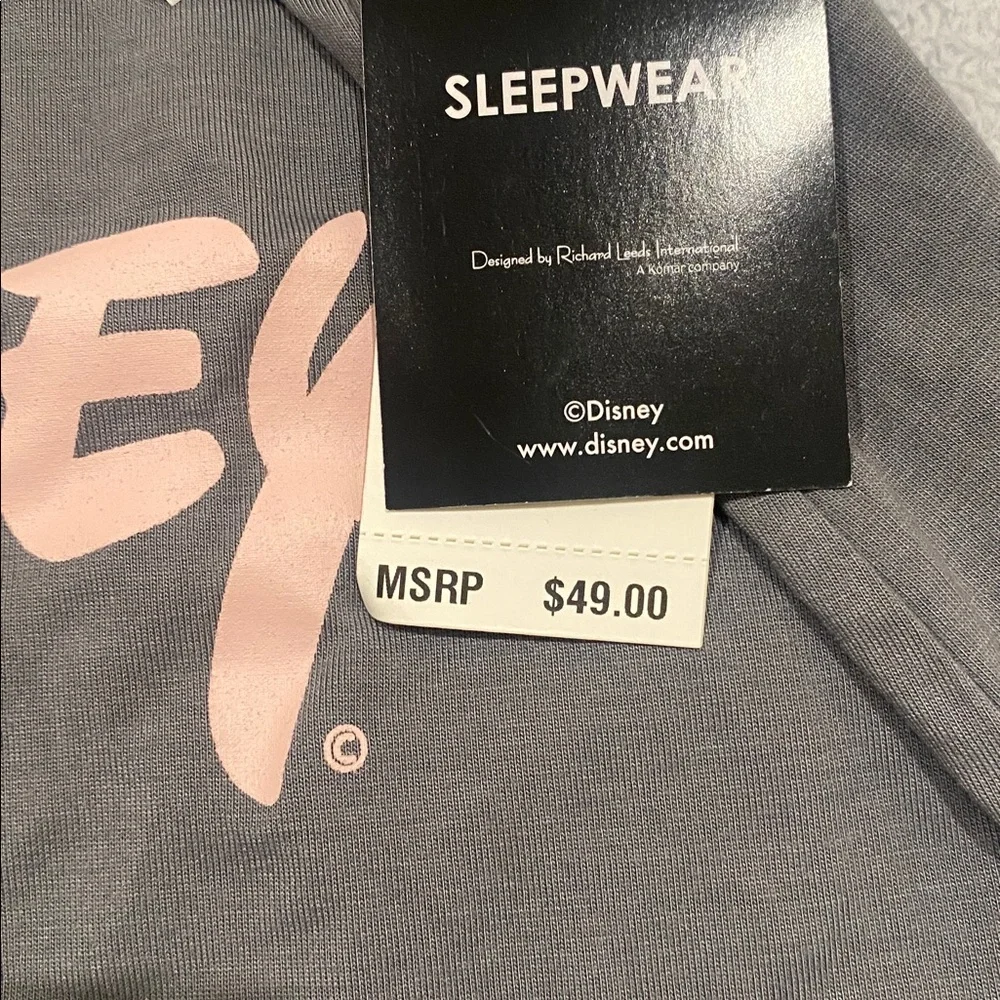 Disney Gray Tank Top with Pink Logo - Picture 3 of 3